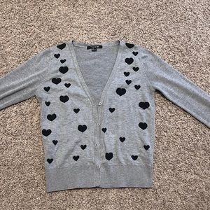 Forever 21 heart ♥️ cardigan, size L